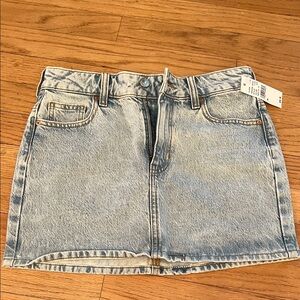 Pacsun Pacific Sunwear Light Blue Denim Mini Skirt